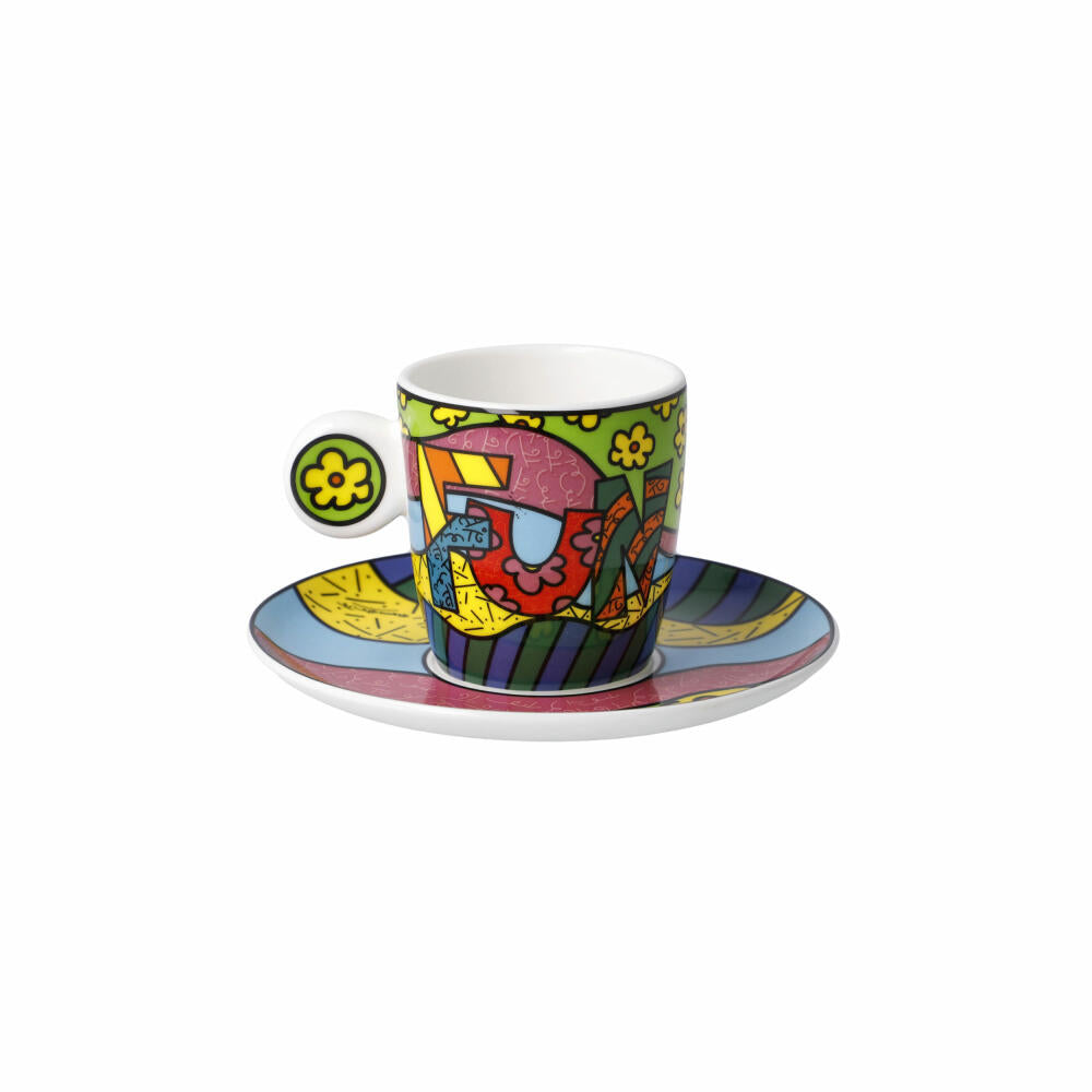 Goebel espresso cup Romero Britto - Fun, cup, mug, fine bone china, colorful, 100 ml, 66452861