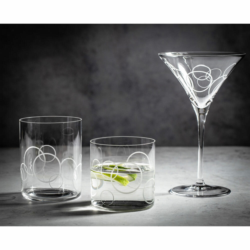 Spiegelau cocktail glass set Signature Drinks Circles 2-piece, crystal glass, 220 ml, 4035270