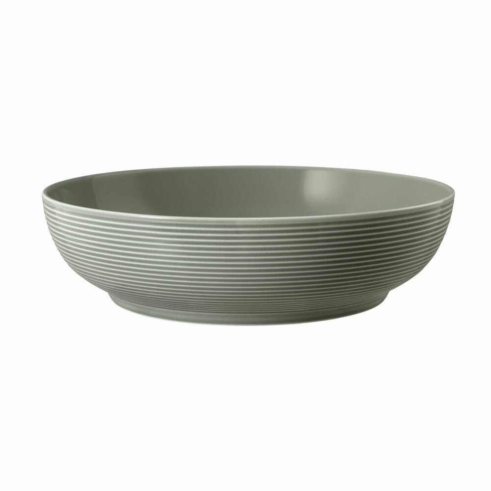 Seltmann Weiden Beat Perlgrau Foodbowl, Schüssel, Schale, Salatschale, Suppenschüssel, Porzellan, Grau, Ø 25 cm, 001.757381