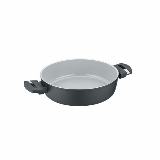 Berndes b.perfect serving pan, pan, suitable for induction, forged aluminum, black, Ø 28 cm, 0002570228