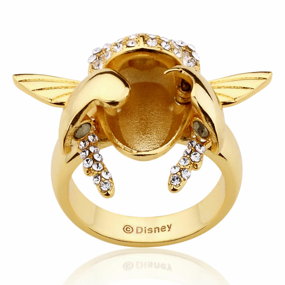 Goebel Aladdin Gold Scarab Ring, Disney, Beetle Ring, Jewelry, Yellow Gold, 14 Karat, Size 7, 12101691