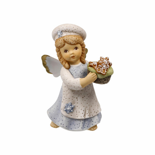 Goebel Angel Home-Baked, Decorative Figure, Porcelain, Colorful, 11 cm, 11750951