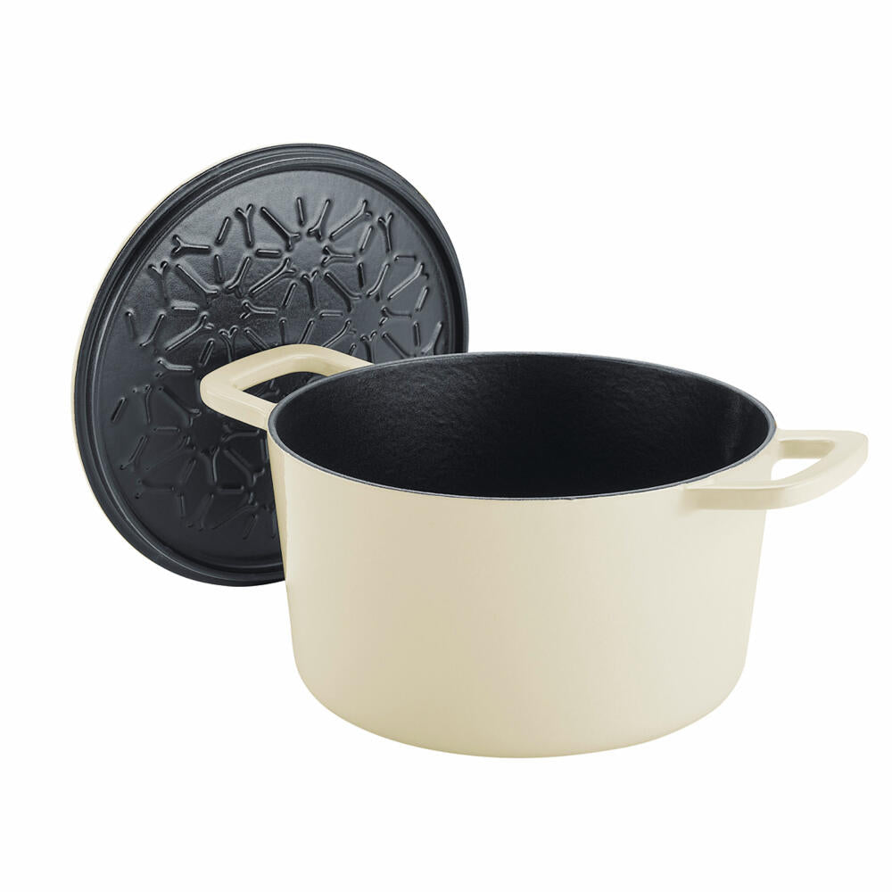 Fissler Bräter Moments Collection, Topf, Gusseisen, Elfenbeinweiß, 24 – Ambiente3000