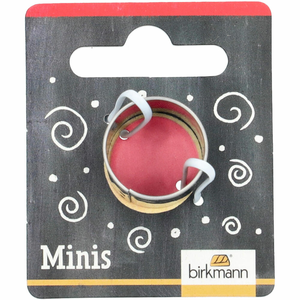 Birkmann Mini Cookie Cutter Circle, Cookie Cutter, Cookie Mold, Biscuit, Cookies, Stainless Steel, 2 cm, 152472