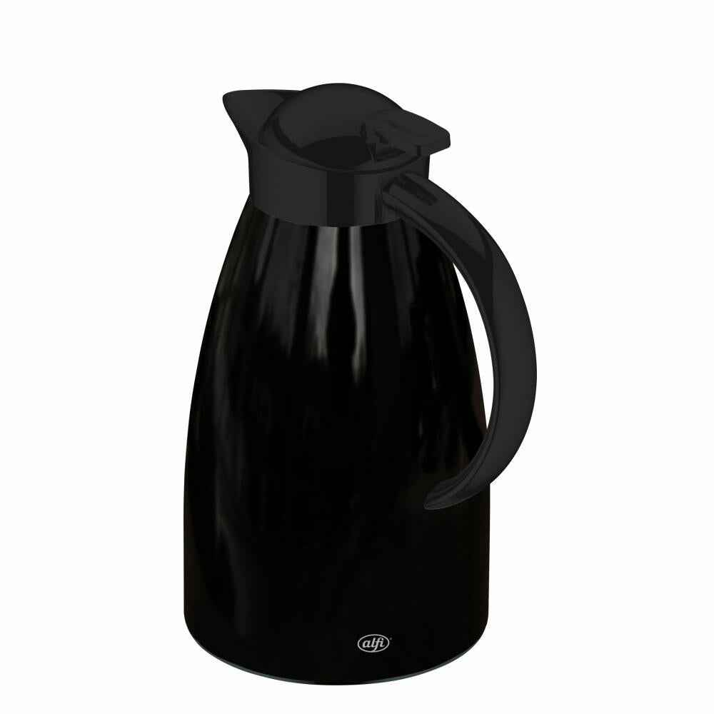 alfi insulated jug SIGNO ONE, insulated jug, jug, coffee pot, stainless steel, Velvet Black Polished, 1 L, 1423232100