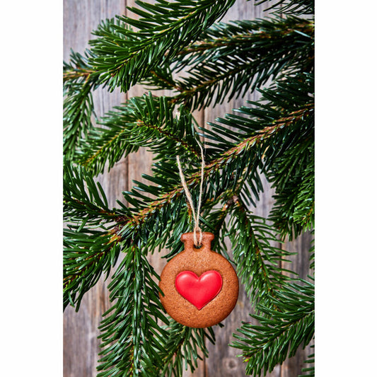 Birkmann Ausstechform Kugel Herz, Ausstecher, Plätzchenform, Keks, Plätzchen, Edelstahl, 6 cm, 189591