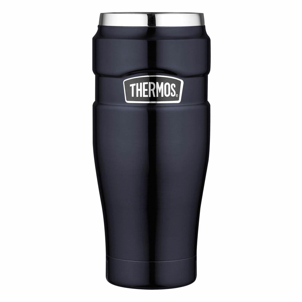 Thermos insulated mug Stainless King, drinking mug, thermal mug, mug, stainless steel, blue, 470 ml, 4002256047