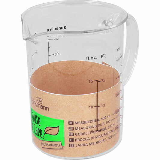 Birkmann Cause We Care measuring cup, measuring jug, measuring cup, dosing aid, glass, 500 ml, 889538