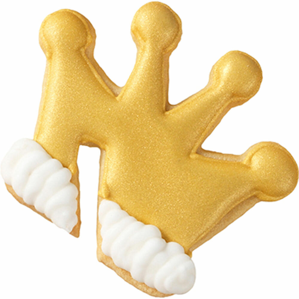 Birkmann cookie cutter VIP crown, cookie cutter, cookie shape, biscuit, biscuits, stainless steel, 6.5 cm, 198609