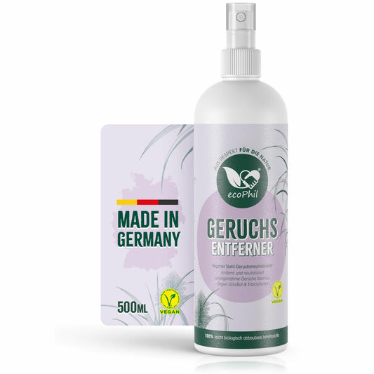 ecoPhil Geruchsentferner Spray, Sofortwirkung, neutralisiert schlechte Gerüche, 500 ml