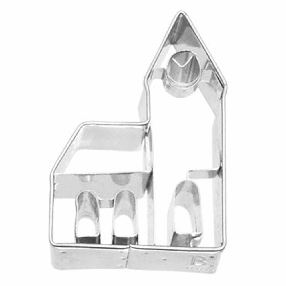 Birkmann cookie cutter church, cookie cutter, cookie shape, biscuit, cookies, stainless steel, 6 cm, 193550