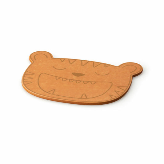 Continenta Children's Board Tiger, Breakfast Board, Board, Duracore, Brown, 23.3 x 17 cm, 5332