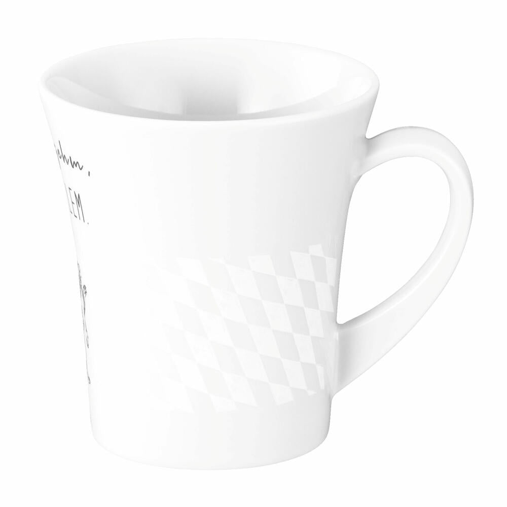 Seltmann Weiden Diva Becher Obacht gem, Kaffeebecher, Teetasse, Tasse, Porzellan, 400 ml, 001.771707