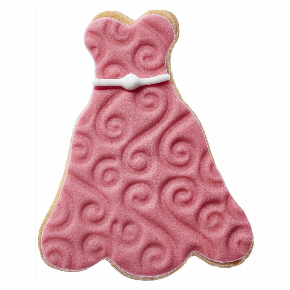 Birkmann Cookie Cutter Dress, Cookie Cutter, Cookie Mold, Biscuit, Cookies, Stainless Steel, 7.5 cm, 190948