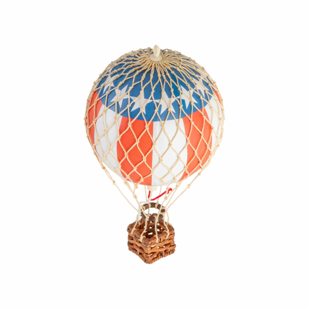Authentic Models Hanging Decoration Floating in the Skies US, Balloon, Rattan / Paper / Plastic, AP160US