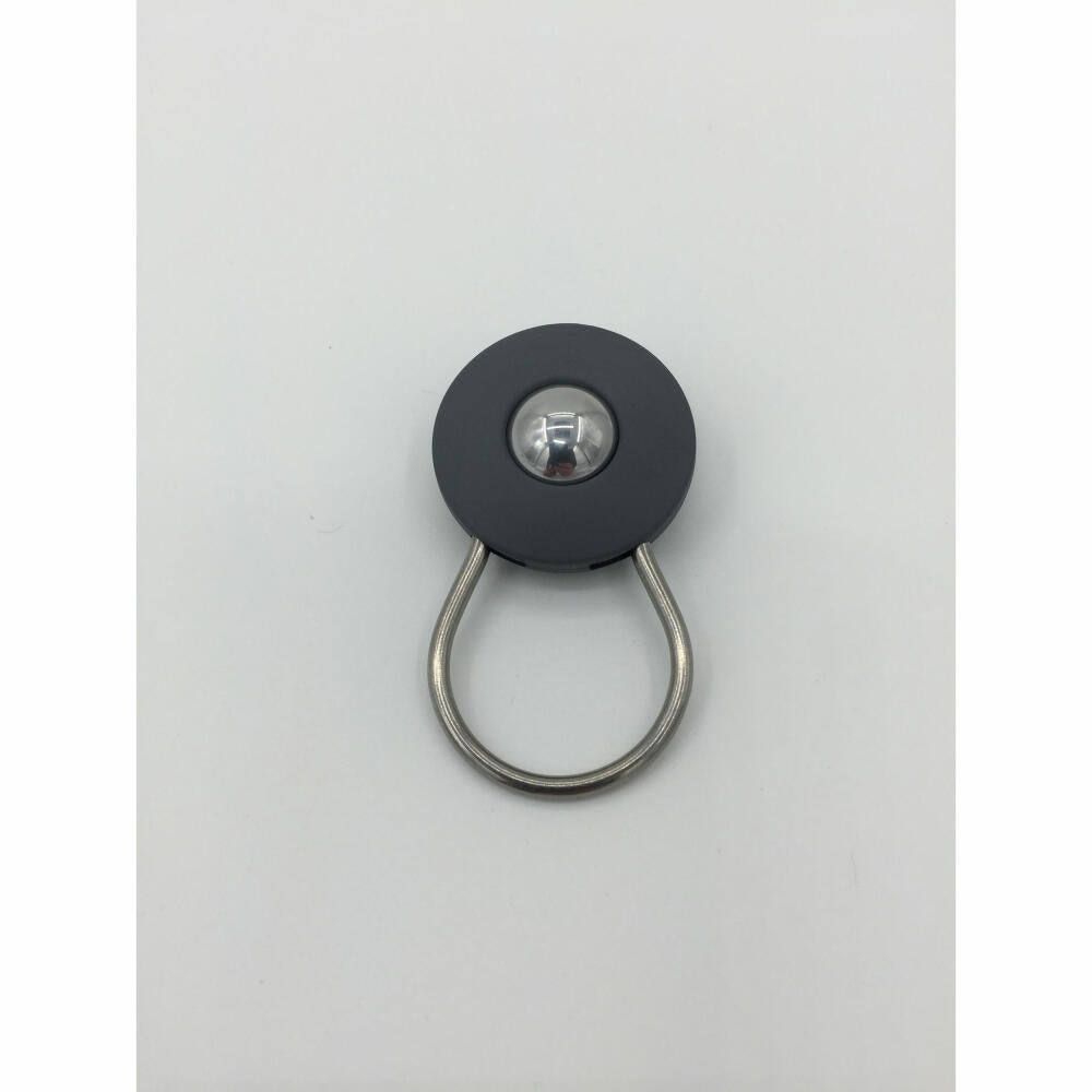 Authentics Orbit Key Ring, Key Organizer, V2A, Rubber, Dark Grey, 1000012