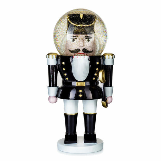 Donkey Products decorative figure The Giant Shiny Nutcracker, Summer Globe, nutcracker, glitter ball, polyresin, black, 330511