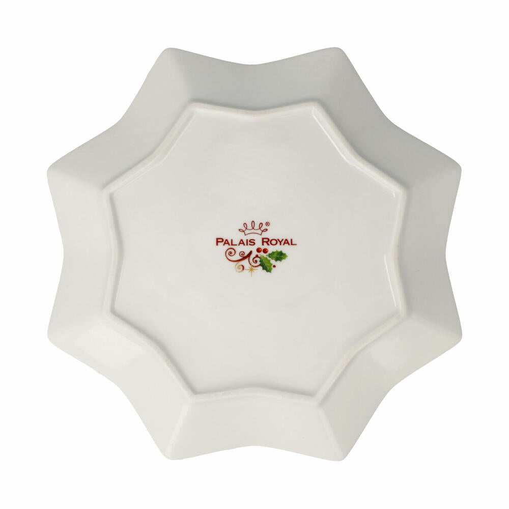 Goebel dessert plate Palais Royal - Stellar, Christmas motif, porcelain, colored, 20 cm, 51001601