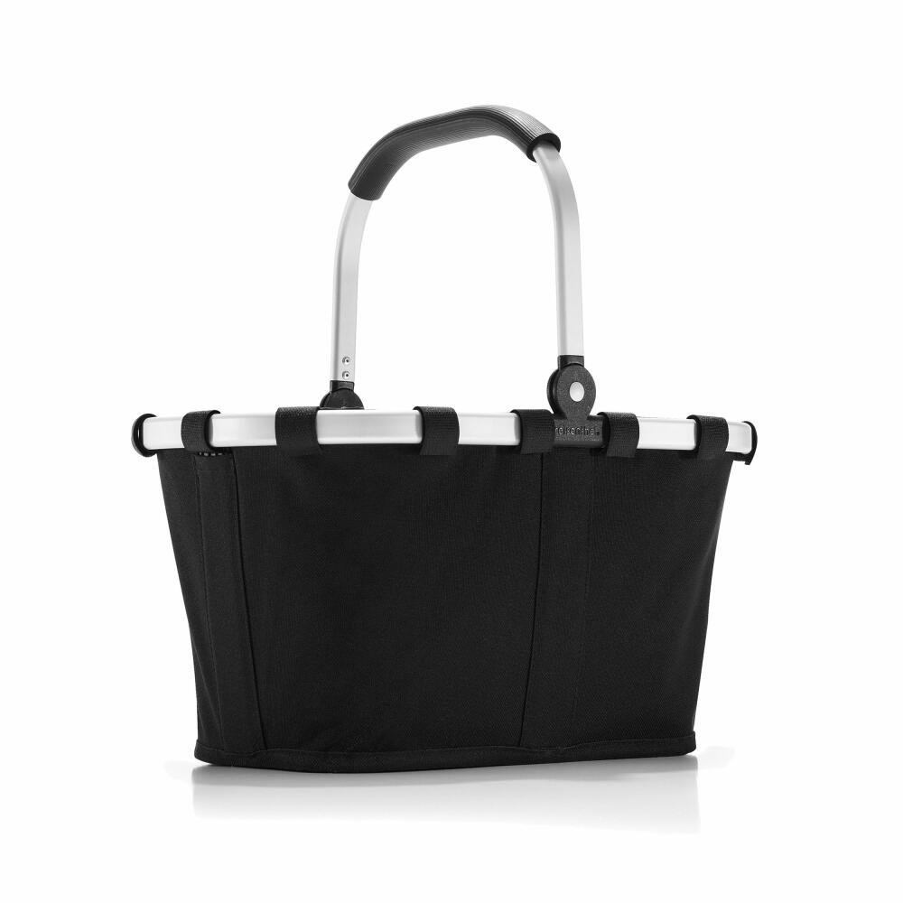 reisenthel carrybag xs, shopping basket, bag, basket for shopping, small, black / black, BN7003