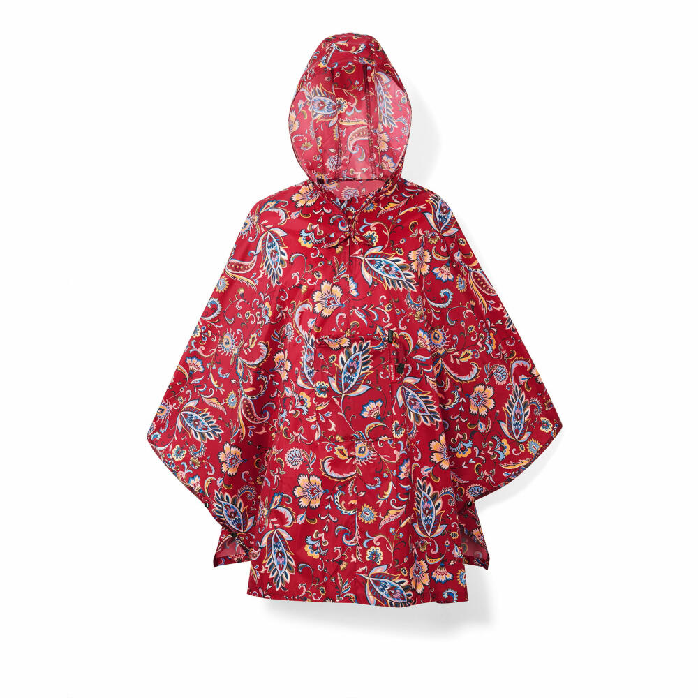 reisenthel mini maxi poncho, Regencape, Regenjacken, Regenschutz, Paisley Ruby, AN3067