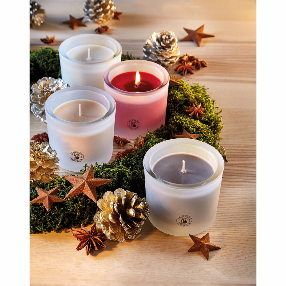 Engels Candles Fragrances in a Glass Clara Sensual Beauty, Scented Candle, Scented Candle, Paraffin-Free, Ø 9 cm, H 8 cm, 64009080519