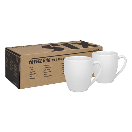 Könitz coffee cups set of 2 Coffee Bar SIX, cup, porcelain, white, 300 ml, 1758000006