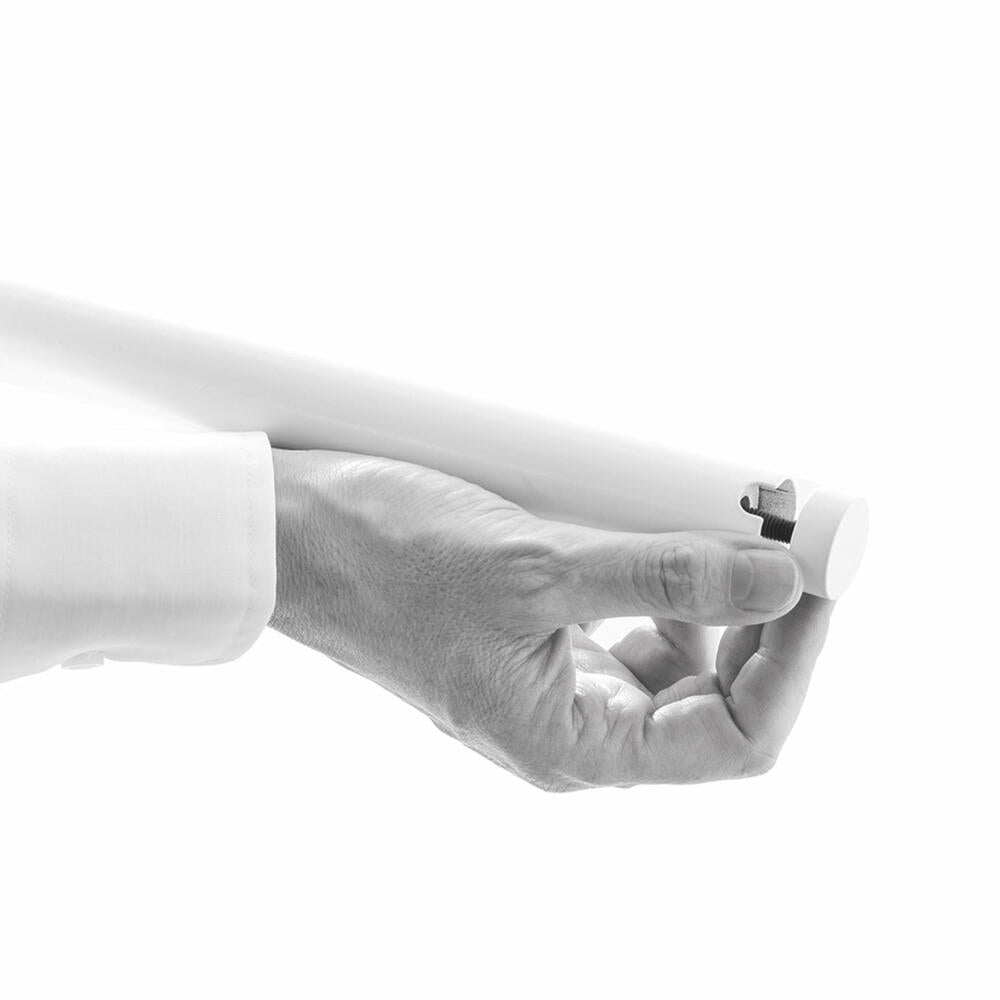 Authentics Wardrope Stange Für Kleiderbügel, Zubehör für Seilgarderobe, Stahl, Schwarz, 8088099