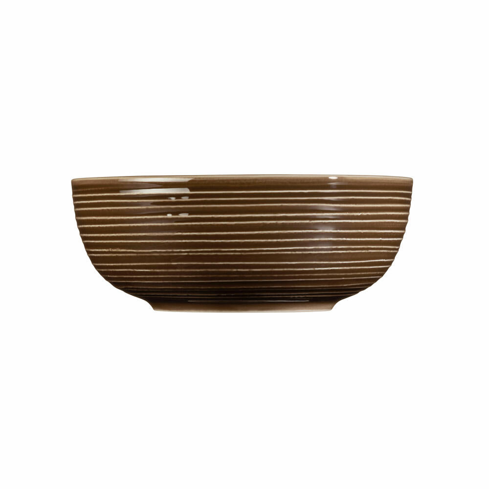 Seltmann Weiden Terra Foodbowl, Schüssel, Schale, Porzellan, Erdbraun, Ø 20.4 cm, 001.765007