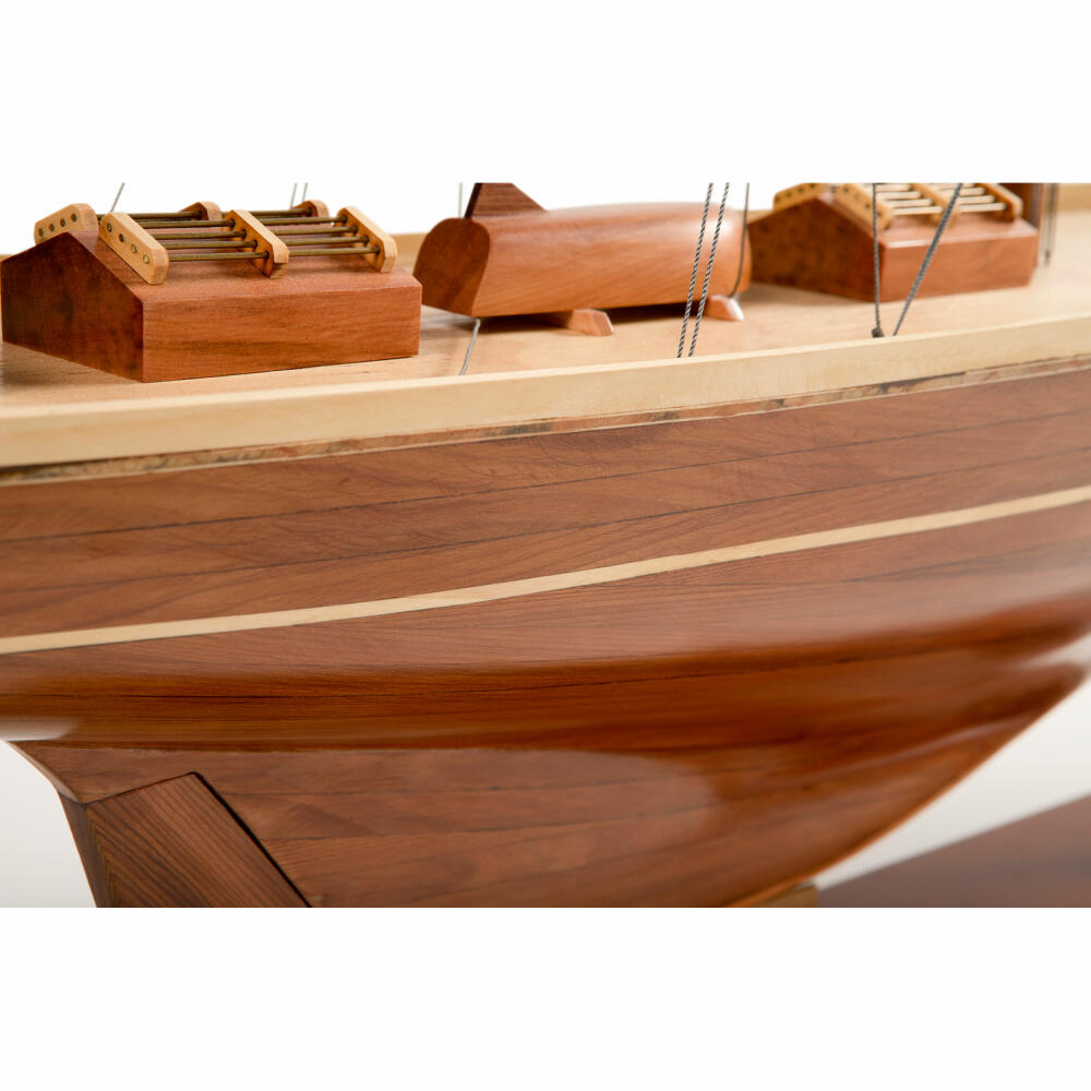 Authentic Models ship model Shamrock Yacht Wood, sailing ship, decoration, cedar wood, AS157