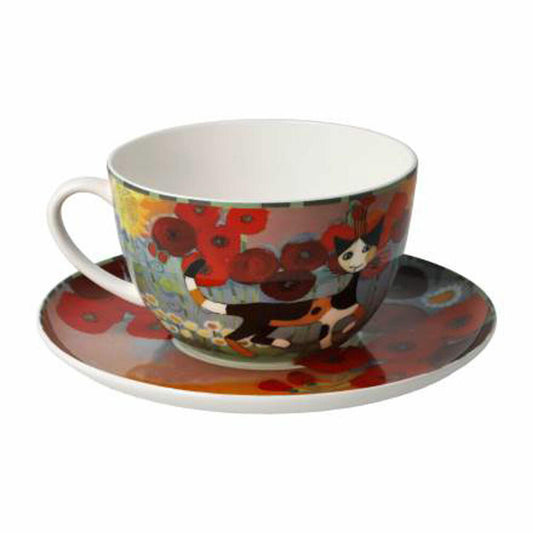 Goebel Milk Coffee Cup Rosina Wachtmeister - Lestate in giardino, Cup, Coffee Cup, Tea Cup, Fine Bone China, 66852911