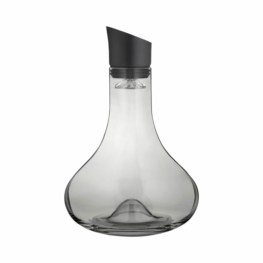 Blomus Dekantierkaraffe Alpha Smoke, Glas, edelstahl Pulverbeschichtet, 26.5 cm, 64362