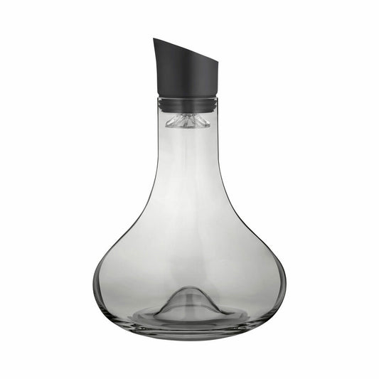 Blomus Dekantierkaraffe Alpha Smoke, Glas, edelstahl Pulverbeschichtet, 26.5 cm, 64362