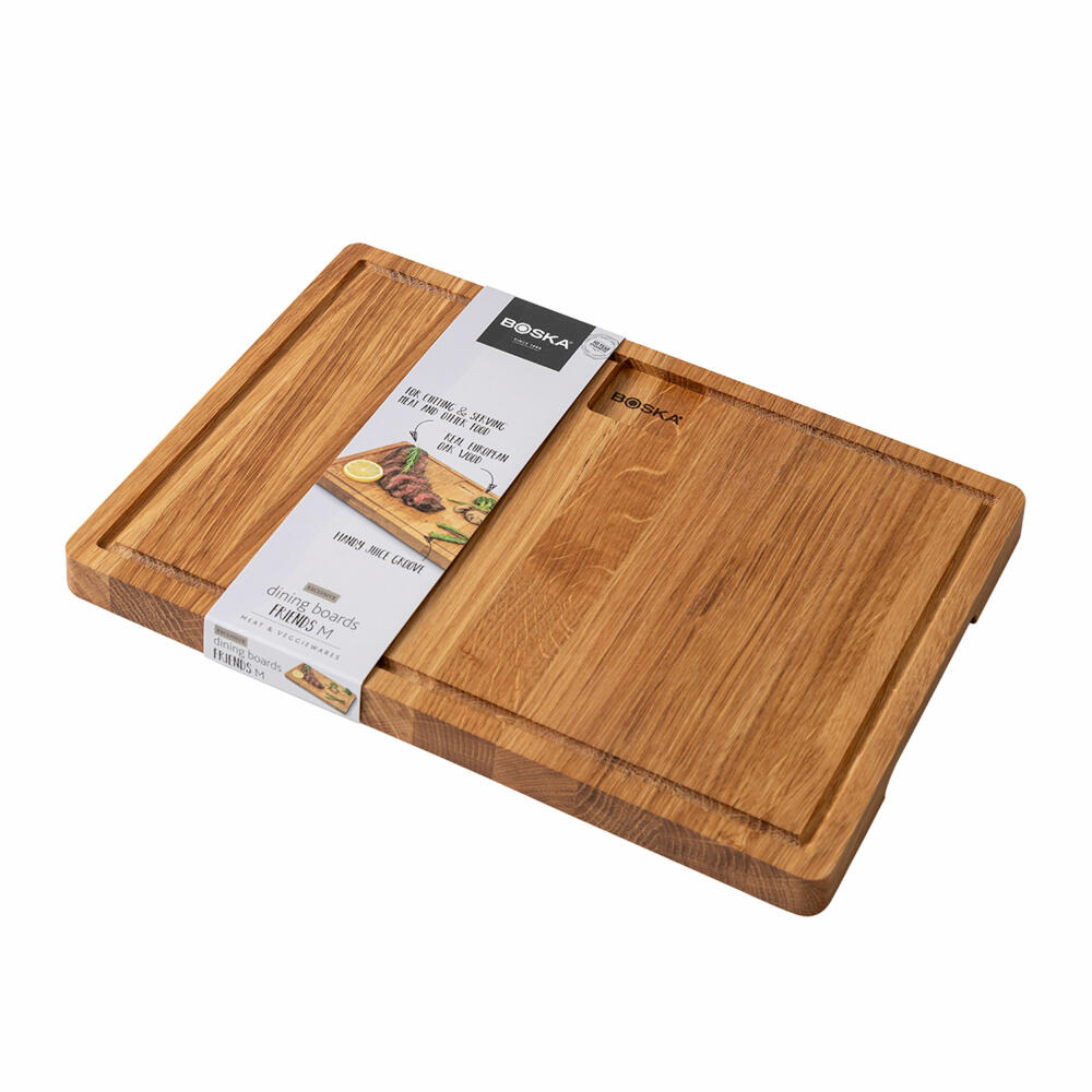 Boska Servierbrett Friends M, Dining Board, Eichenholz, Braun, 33 x 23 cm, 320051