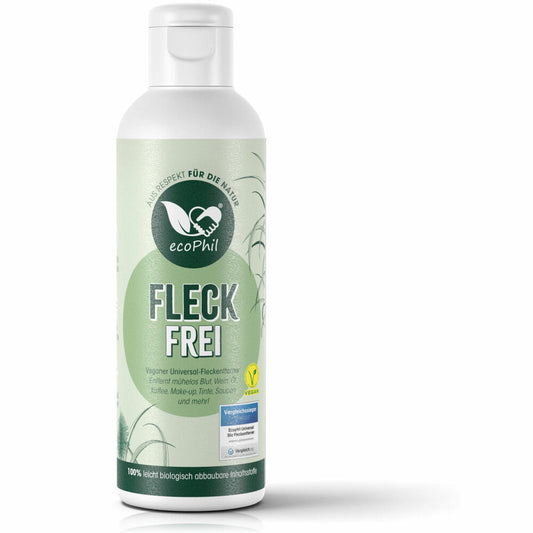 ecoPhil Fleckentferner Fleckfrei, gegen hartnäckige Flecken, für Bunt- und Hellwäsche, 100 ml