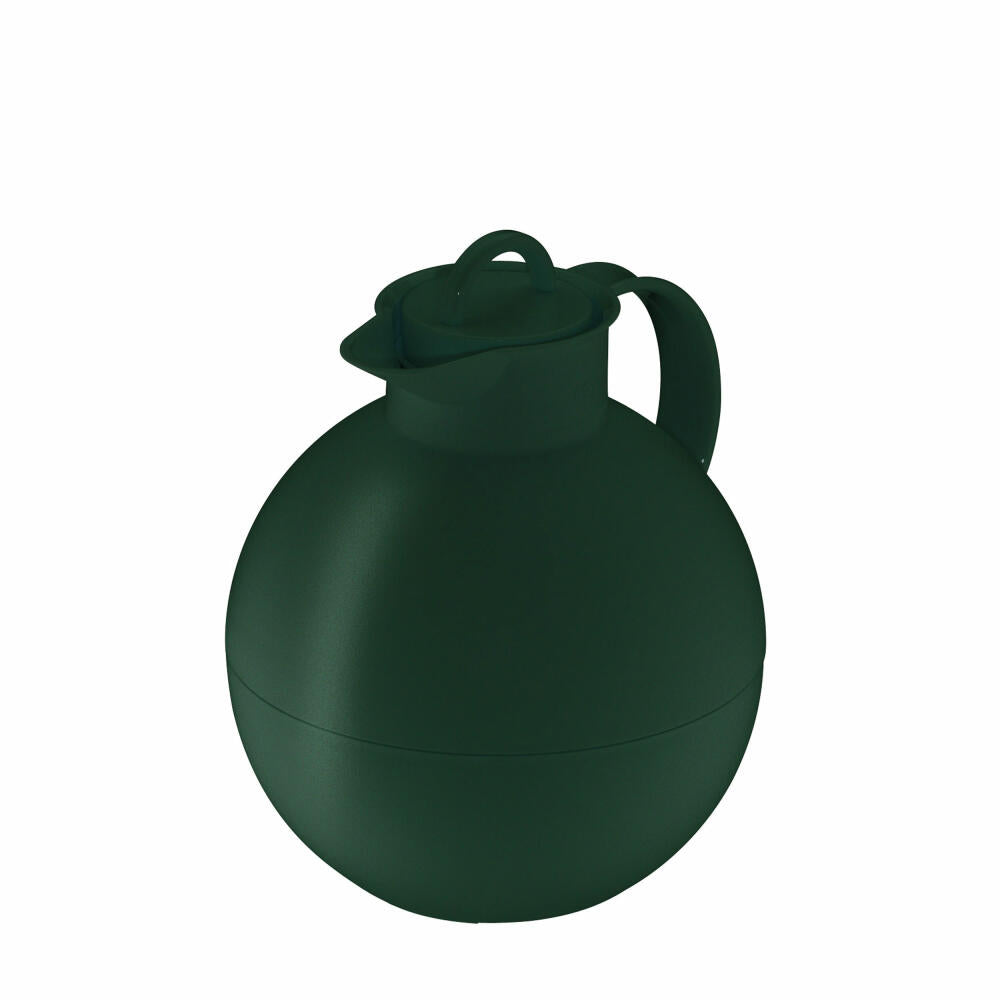 alfi insulated jug KUGEL, insulated jug, jug, coffee pot, plastic / hard glass insert, Smoke Pine Mat, 0.94 L, 0115997094