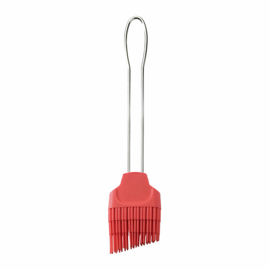 Birkmann silicone brush Colour Splash, large, baking brush, silicone head with stainless steel handle, red, 4 cm, 421851