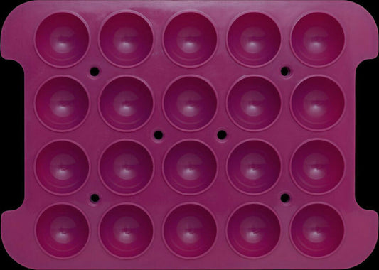 Birkmann CakePop-Baker Rund, Kuchenform, Kuchen Form, Backzubehör, Silikon, Ø 3.5 cm, 250697