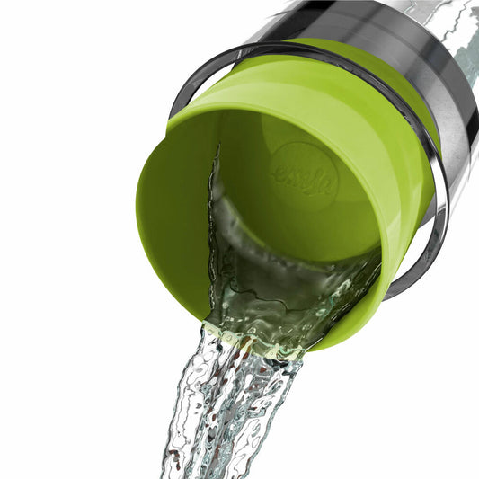 Emsa Flow Slim Friends Carafe, Water Carafe, Glass Carafe, Cooling, Glass, Light Green, 1 L, 515478