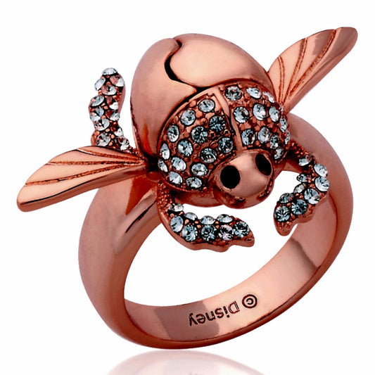 Goebel Aladdin Gold Scarab Ring, Disney, Beetle Ring, Jewelry, Rose Gold, 14 Carat, Size 7, 12101661