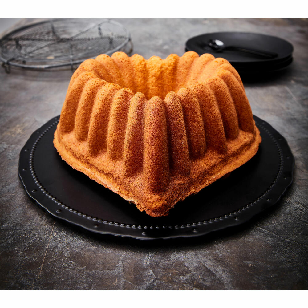 Birkmann Contoura Heart, Baking Pan, Cake Pan, Motif Baking Pan, Bundt Cake Pan, Cast Aluminum, 27 cm, 887015