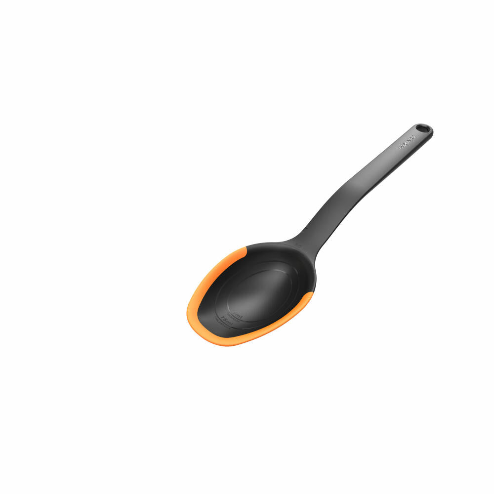 Fiskars Functional Form Kochlöffel mit Silikonkante, Rührlöffel, Kochzubehör, 1027299