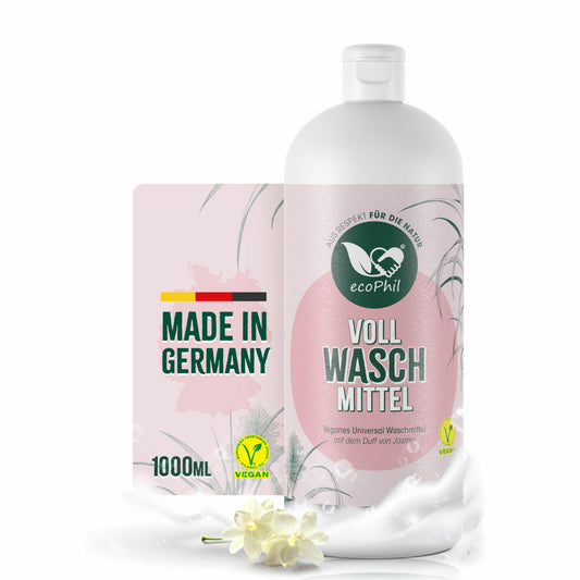 ecoPhil Universal Vollwaschmittel mit Jasmin-Duft, für alle Waschtemperaturen, 1 L