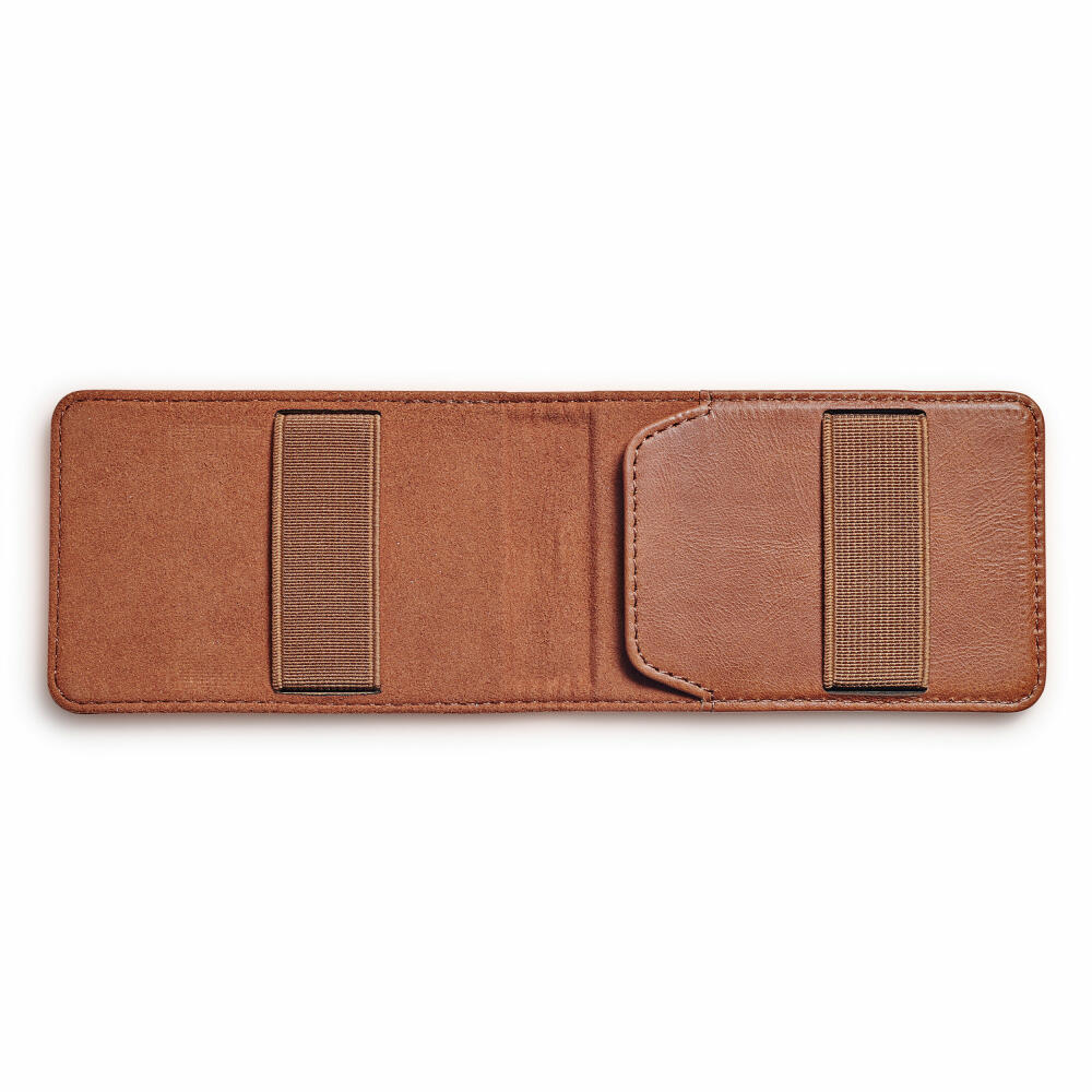 Eva Solo Card Wallet Cognac, Purse, Wallet, Leather, Elastic Band, Brown, 549012