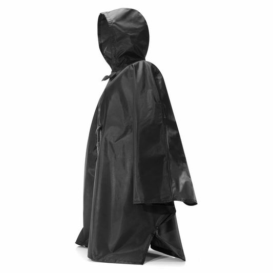 reisenthel mini maxi poncho, regenjacke, regencape, regenumhang, faltbar, einheitsgröße, black / schwarz, AN7003