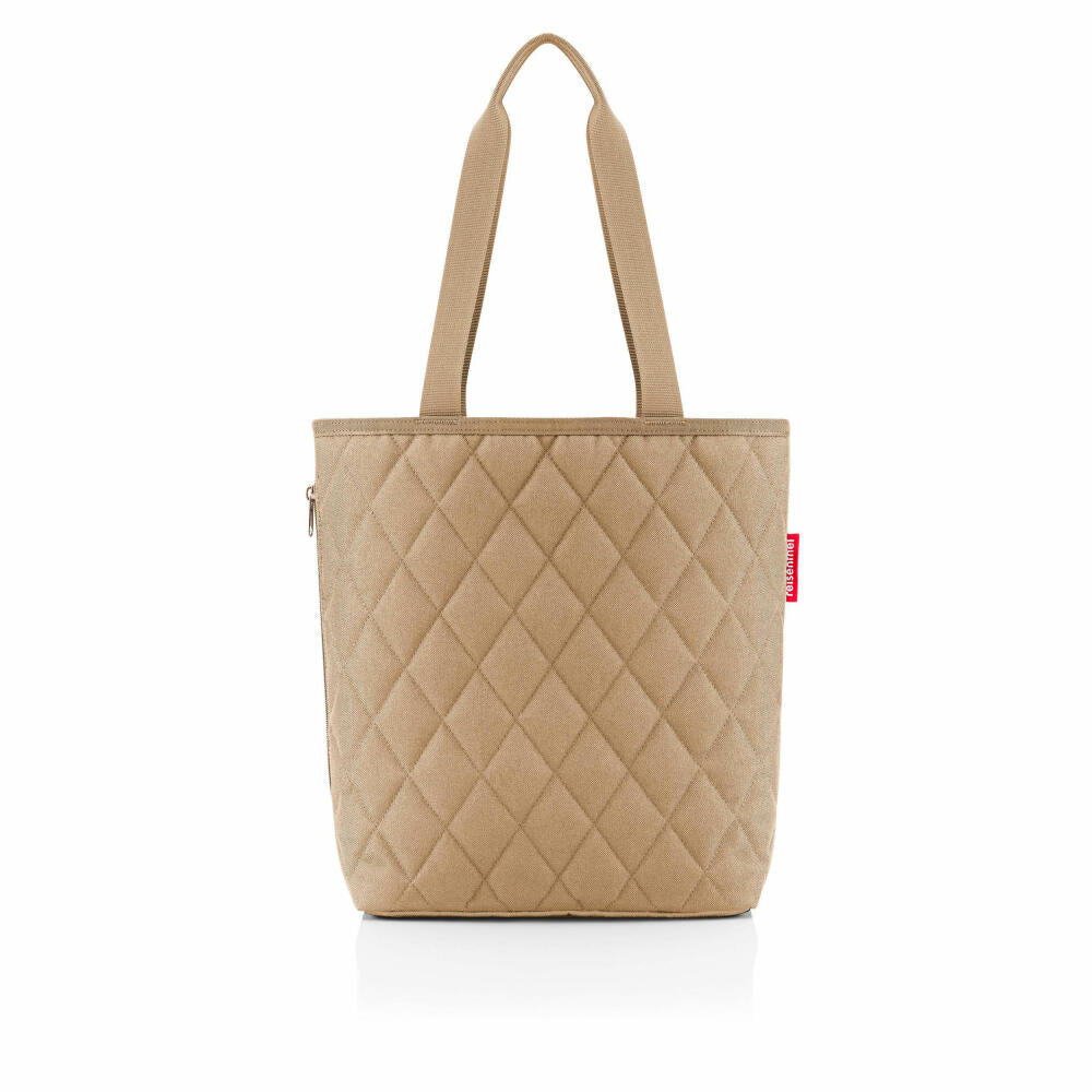 reisenthel classic shopper M, shopping bag, carrying bag, Rhombus Ginger, 8 L, DH6045