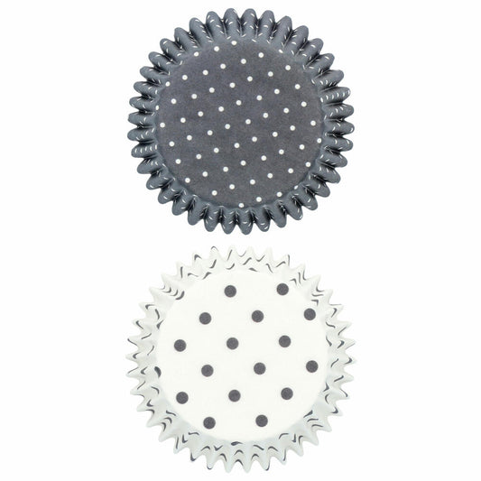 Birkmann Papierbackförmchen, 100 Stück, Backförmchen, Muffinbackform, Muffinform, Grau, Ø 7 cm, 444737