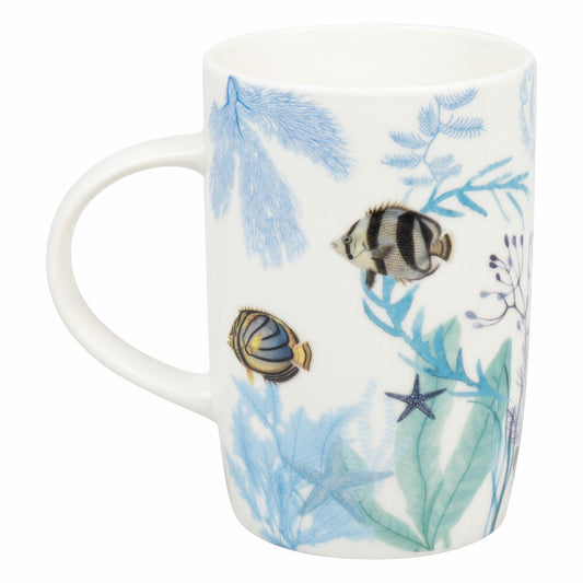 Könitz Becher Blue Coral - Sanmartin, Tasse, New Bone China, Blau, 600 ml, 11 7 269 2776