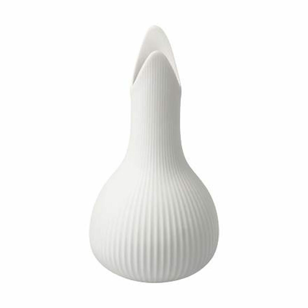 Goebel Vase Studio 8 - Pure Raindrop, flower vase, decorative vase, biscuit porcelain, white / pastel, H 15 cm, 26600091