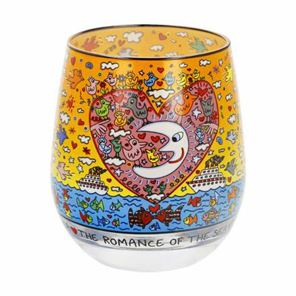 Goebel Lantern James Rizzi - Romance of the Sea, Tealight Holder, Candle Holder, Glass, 26103451