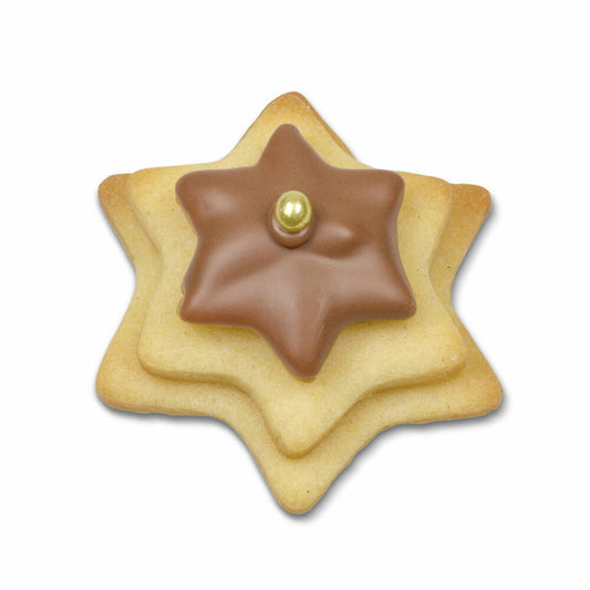 Städter Terrace Cookie Cutter Star Set, 3-piece, Cookie Cutter, Cookie Mold, Biscuit, Cookies, Stainless Steel, Ø 4 / 5 / 6 cm, 956026